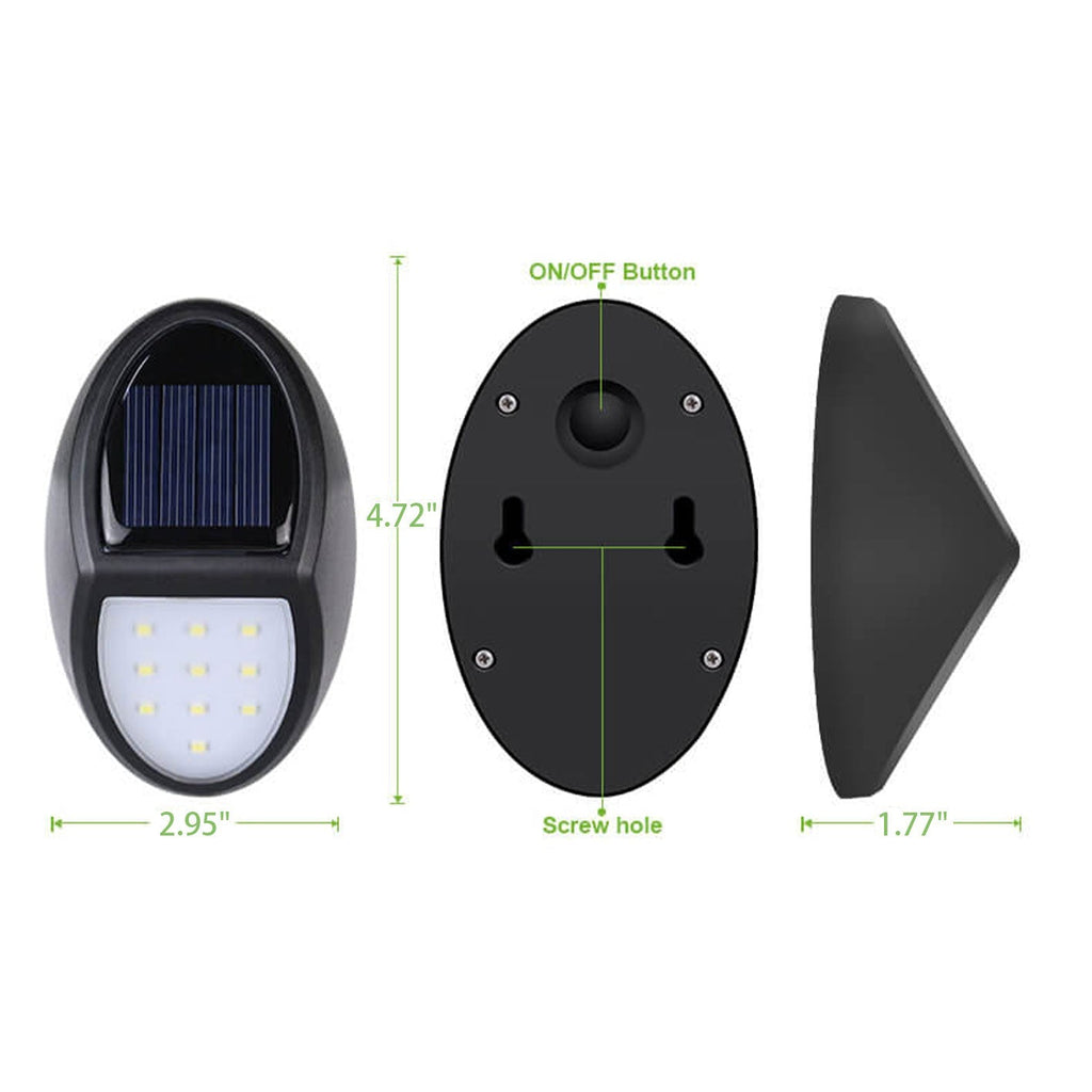 Oval Fence Outdoor Light