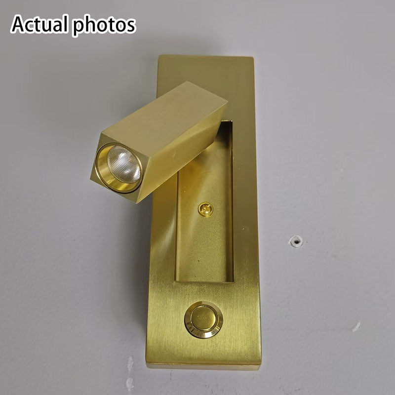 Rectangular Recessed Aluminum Wall Lamp