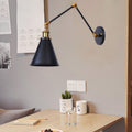 Iron Cone Swing Arm Wall Lamp