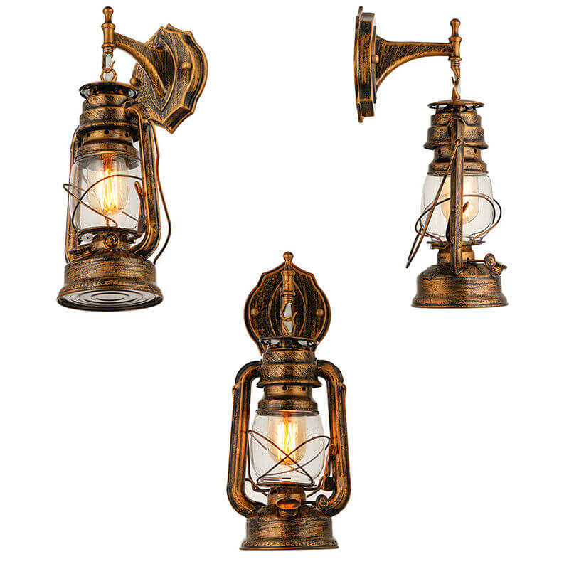 Lantern Armed Wall Lamp