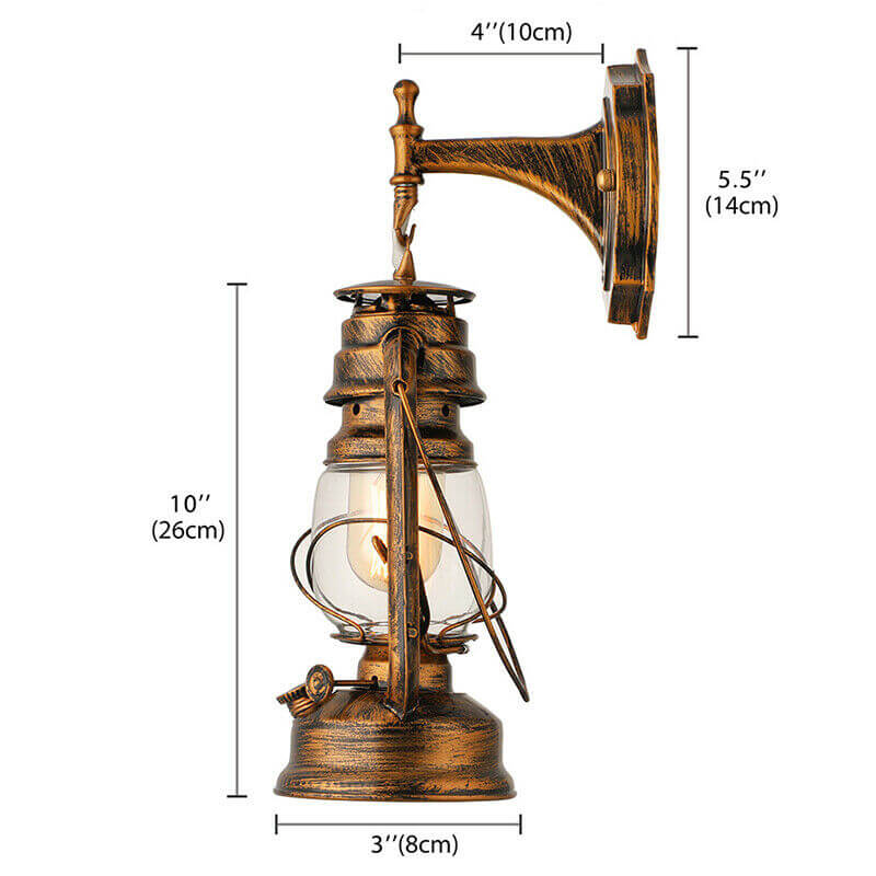Lantern Armed Wall Lamp