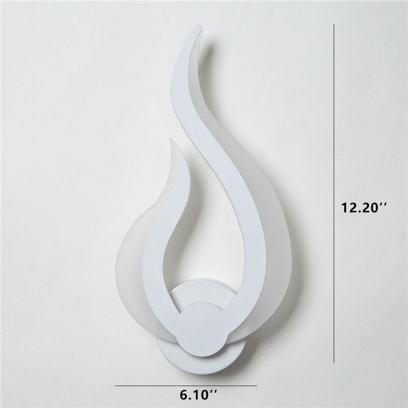 Flame Shaped Acrylic Wall Lamp