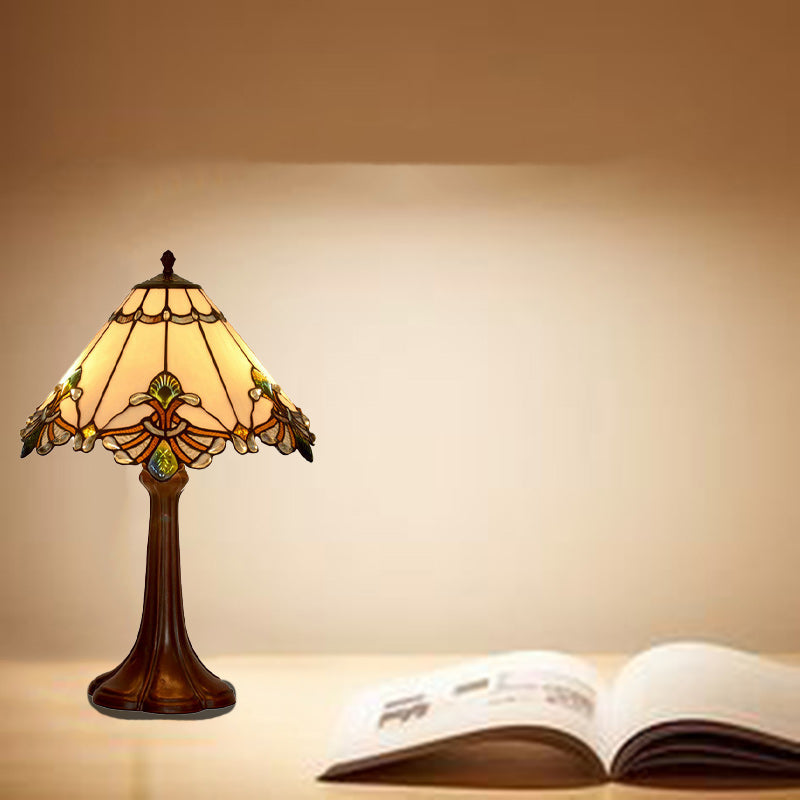 Round Umbrella Shape Zinc Table Lamp